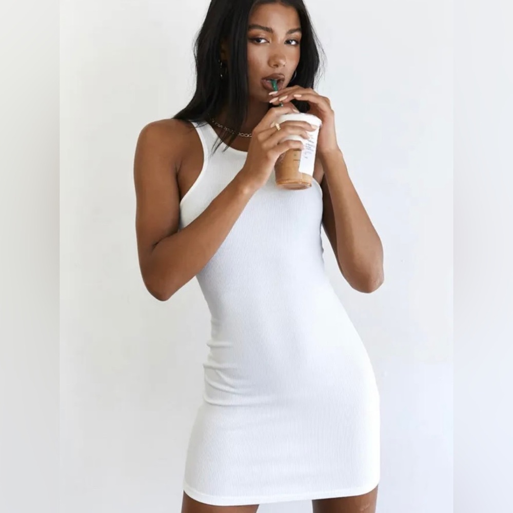 princess polly ribbed bodycon dress